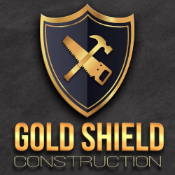 Gold Shield Construction Logo